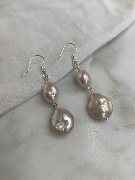 Moon Petal Earrings
