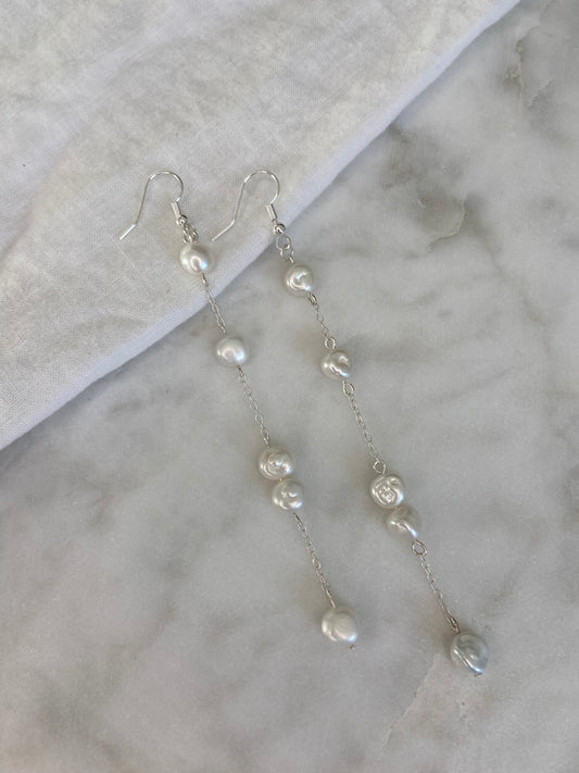 Halo Drop Earrings